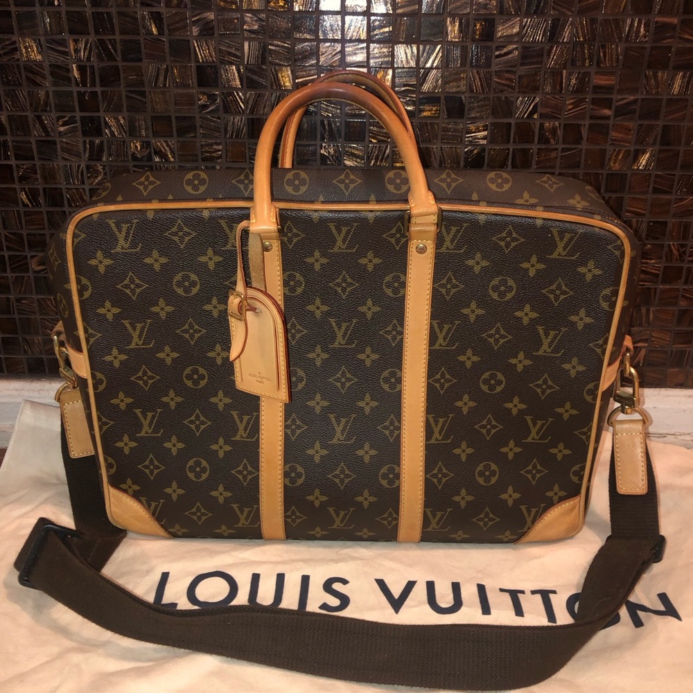 Louis Vuitton Travel/Briefcase/Laptop - roller handles, crossbody & luggage fit